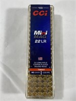 CCI Mini Mag 22 LR (100 rds)