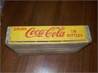 Wood Coca-Cola crate 18x12x4", as is