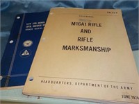M16A1 rifle and marksmanship books