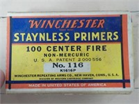 Antique Winchester staynless primers NO. 116