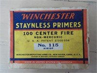 Antique Winchester staynless primers NO. 115
