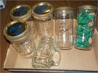 Asst. canning jars