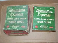 2 Early Remington shot boxes