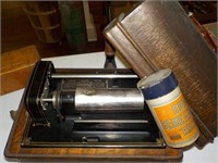 Antique Edison model D, cylinder player, no horn