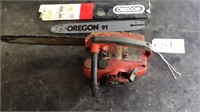 Homelite XL chain saw, Oregon chainsaw bar