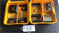 Dewalt bit paddle bit socket set newer condition