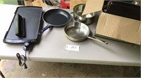 Misc cookware, griddle