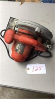 Black and Decker 7 1/4” saw works