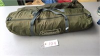 Coleman tent and stakes