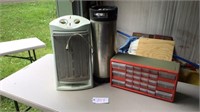 Heater ( works), nut and bolt bin fountain drink