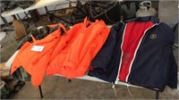 Large vest , xl Remington orange coat, xl