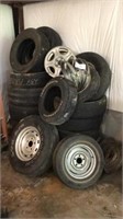 4 matching Bf Goodrich P285/70R17 and 12 misc