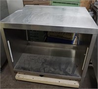 1X SS COUNTER W/ SHELF 31X37"