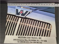 1999 Western Star Trucks Advertising Calendar