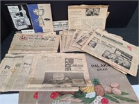 1939, 1946 & 1947 Winnipeg Free Press, etc.