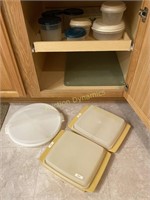 Tupperware & Plasticware in Cabinet #184