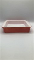 Pyrex Pink Square Dish