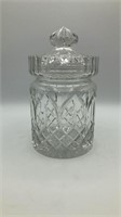 Crystal Lidded Bisquit Jar