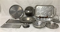 15+ Piece Aluminum Ware Kitchenwares Lot