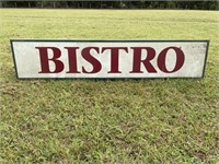 Large pub Bistro light box sign