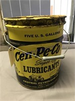 CEN-PE-CO LUBRICANTS 5-GALLON BUCKET W/ LID