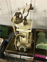OLD ROTARY DIAL CRADLE PHONE