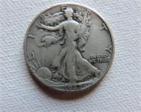 1942 US Half Dollar Coin