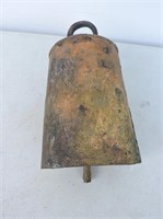 Antique Livestock Bell 7"T