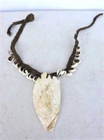 Authentic African Shell Woven Strand Necklace