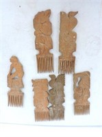 Handmade Wood Combs Irian Jaya, New Guinea
