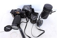 Canon A1 W/ Koboron Zoom Macro Lens 60-300mm