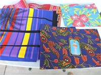 1 Hand Woven Table Cloth, Etc