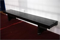 Black Lacquer Benches, 8'
