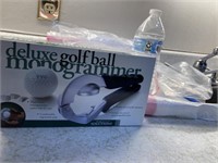 Deluxe golf ball monogrammer