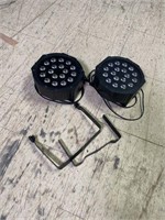 WIRED RGB UP-LIGHTS X2 (BROKEN HANDLES),