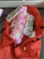 FLOWER GRID BAG, BAG FULL OF ARTIFICIAL FLOWERS