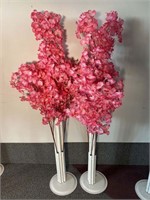 PINK FLOWER TREE PAIR, SPECIFICATIONS: SIZE: