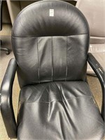 BLACK LEATHER OFFICE CHAIR BLACK LEATHER OFFICE
