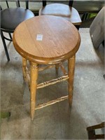 BAR STOOLS WOODEN BAR STOOL.
STURDY, WITH A NICE