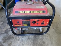 Buffalo Tools 2000 watt generator. No fuel but