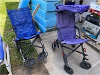 Convaid & Cruiser wheel chairs unknown weight