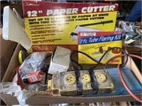12 inch paper cutter & 7 pc tube flaring kit and