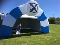 ARCHWAY INFLATABLE- BLUE/WHITE ABILITY FOR VELCRO
