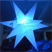 SPIKED STAR INFLATABLE LARGE - BLUE SELF INFLATED