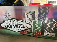 COROPLAST SIGN - WELCOME TO LAS VEGAS,