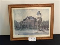 Fred Thrasher – Clinton County Courthouse Print