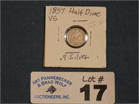 1857 Half Dime