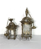 Brass Hanging Lamps - Candeeiros em Latão
