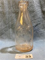 Lloyd S. Hough Milk Bottle - One Quart