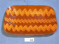 Ned Foltz Slipware Rectangular Plate